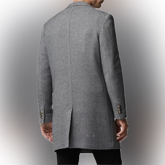 [NWT] Rodd & Gunn, Calton Hill Wool Blend Coat, ASH, Small *Italian Wool* - Picture 4 of 5